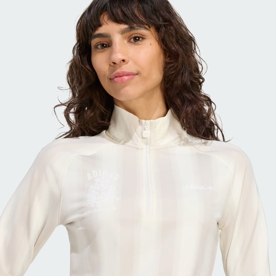 Half-Zip Graphic Football Long-Sleeve Top - Image 4