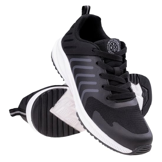 Bejo Kinderen/Kinderen Barry Logo Trainers (Zwart/Wit) - Image 4