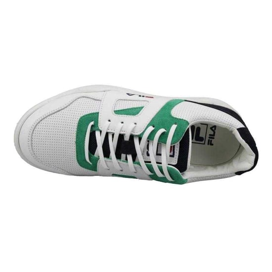 Fila Heren Cedar Leren Lage Sportschoenen (Wit) - Image 3