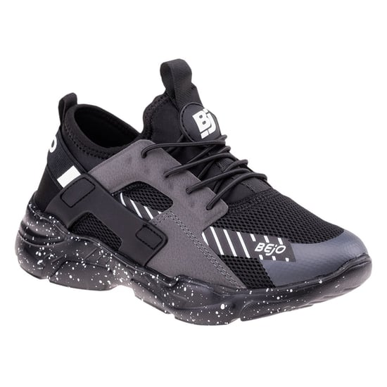 Bejo Kinder/Kinder Slikter Trainers (Zwart/Grijs/Wit) - Image 3