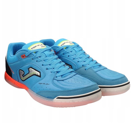 Joma Heren Top Flex 25 Leren Zaalvoetbalschoenen (Blauw) - Image 4
