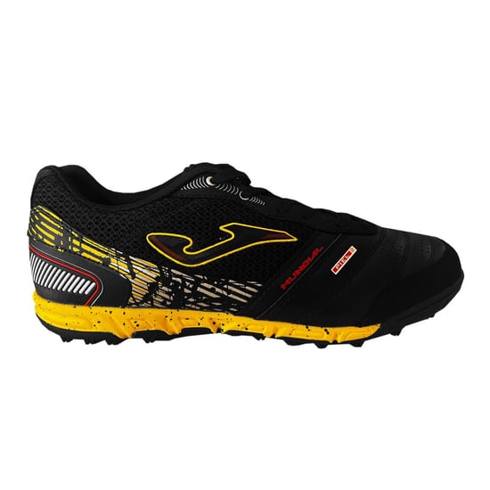 Joma Heren Mundial Leren Voetbalschoenen (ZWART/GEEL) - Image 1