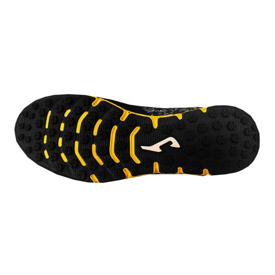 Joma Heren Mundial Leren Voetbalschoenen (ZWART/GEEL) - Image 4