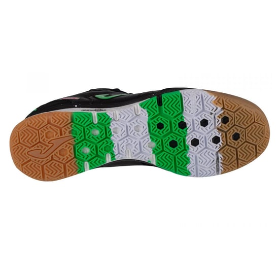 Joma Heren Top Flex Rebound 25 Leren Zaalvoetbalschoenen (Zwart) - Image 4