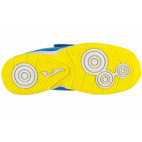 Joma Kinder/Kids Super Copa zaalvoetbalschoenen (Blauw/Geel) - Image 4