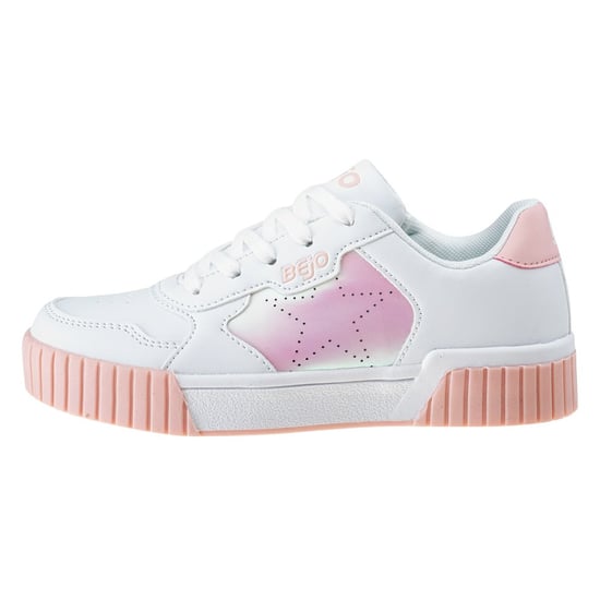 Bejo Meisjes Bates Trainers (Wit/Roze/Geel) - Image 2