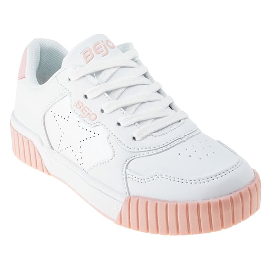Bejo Meisjes Bates Trainers (Wit/Roze/Geel) - Image 3