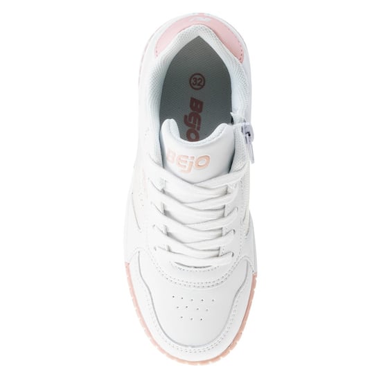 Bejo Meisjes Bates Trainers (Wit/Roze/Geel) - Image 4