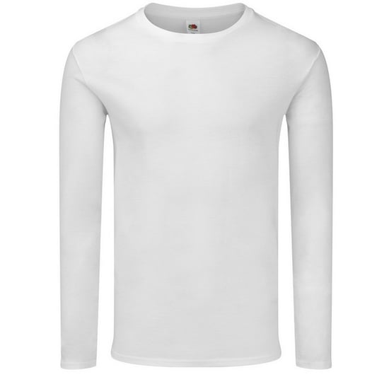Fruit of the Loom Heren Iconic 140 Classic T-shirt met lange mouwen (Wit) - Image 1
