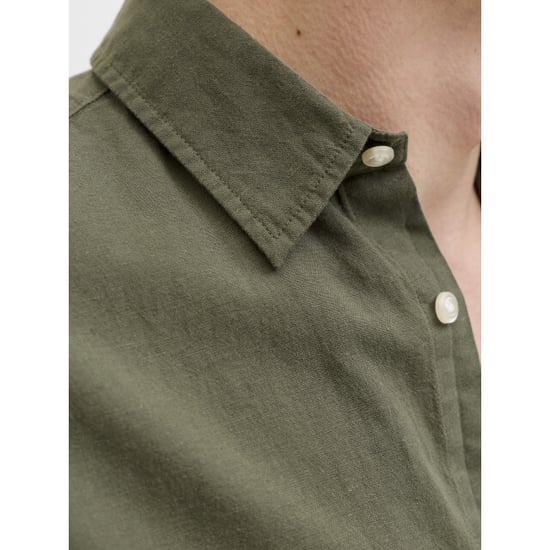 Jack & Jones Jjebreeze linen blend shirt s/s sn - Image 3