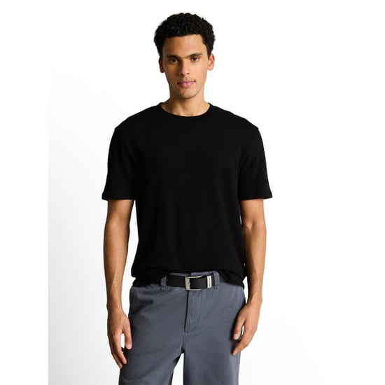 Tom Tailor Solid structured t-shirt - Image 1