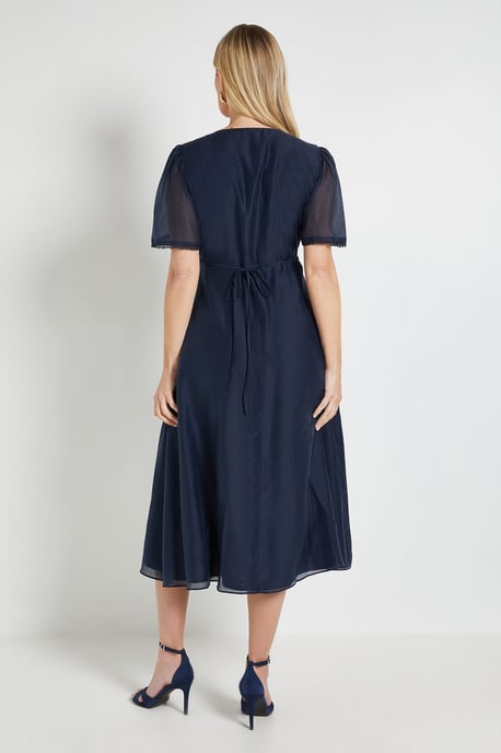 Petite Tencel Twist Midi Dress - Image 3