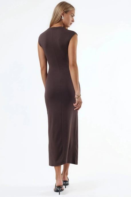 Midi-jurk met strikdetail - Image 3