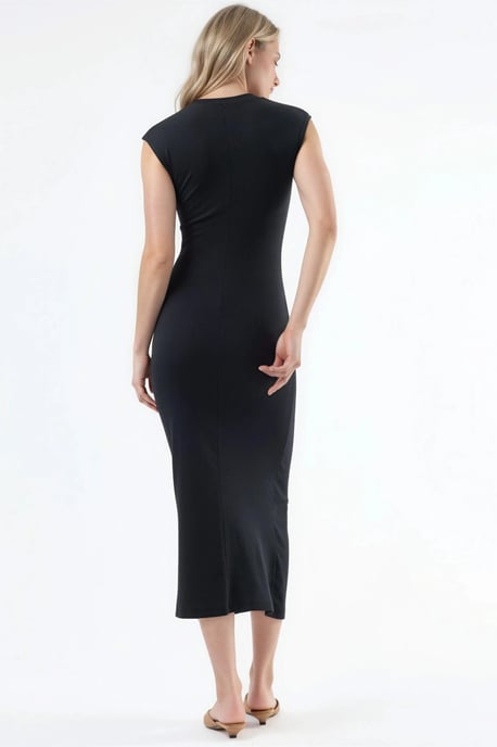 Midi-jurk met strikdetail - Image 3