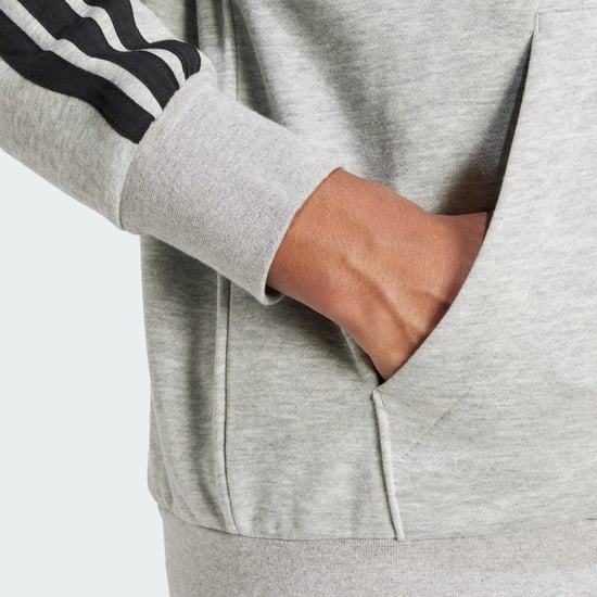 Essentials 3-Stripes Fleece Hoodie - Image 5