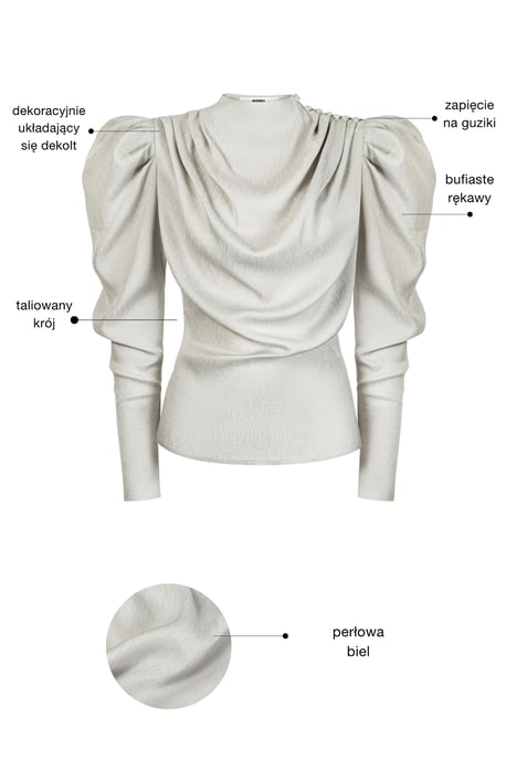 BENU Pärlblus med knappar - Image 5
