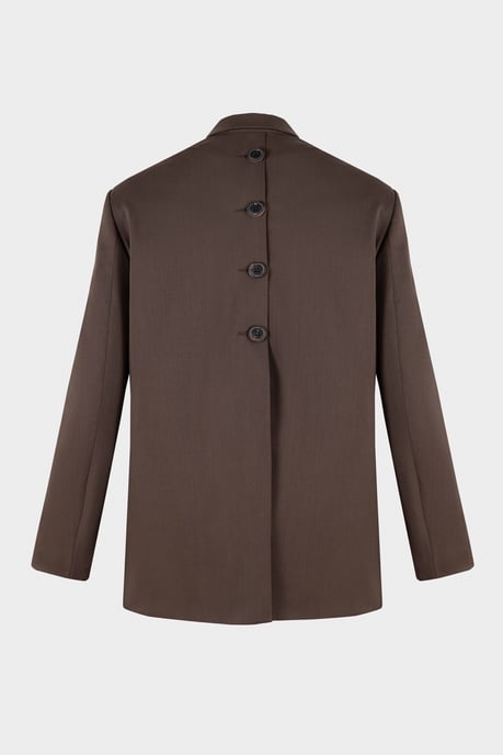 BENU Oversized Kavaj Dam med Knappar - Image 3