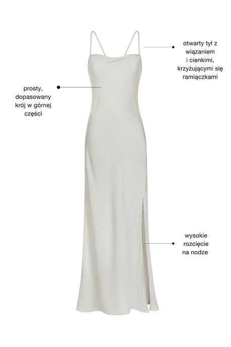 BENU Witte rugloze jurk - Image 5