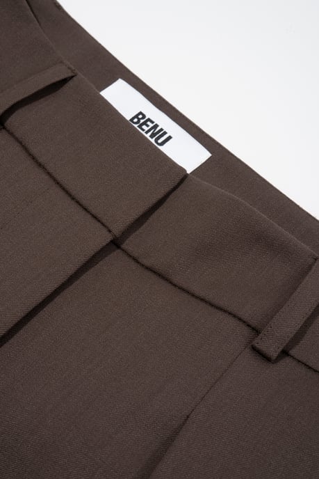 BENU Dames Bruine Elegante Broek met Sluiting bij de Pijp - Image 5