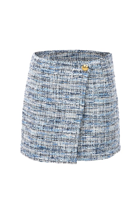 BENU blå tweedkjol dam - Image 5