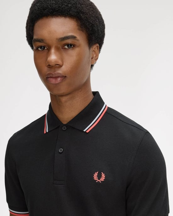 Polo Shirt in Black - Image 3