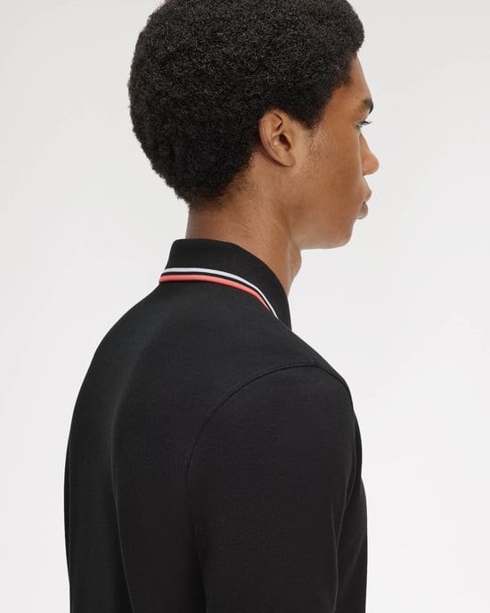 Polo Shirt in Black - Image 5