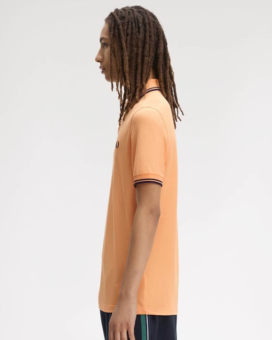 Polo Shirt in Peach - Image 2