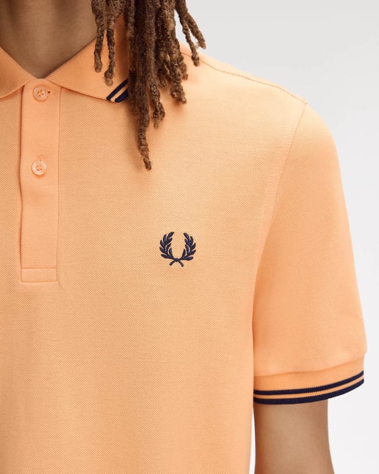 Polo Shirt in Peach - Image 6