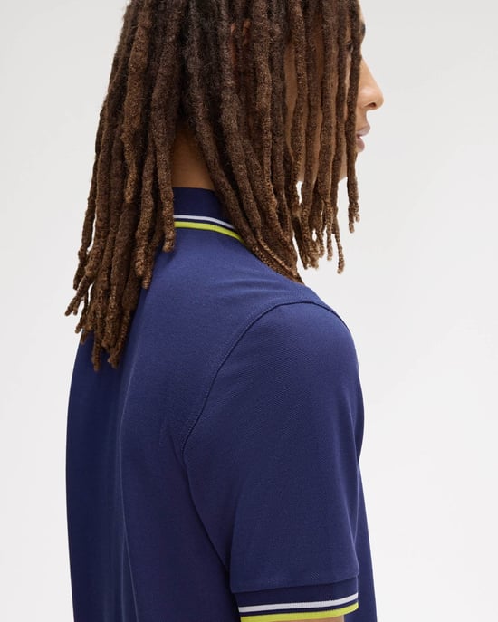 Polo Shirt in Dark Blue - Image 5