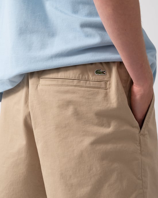 Relaxed Fit Shorts in Tan - Image 4