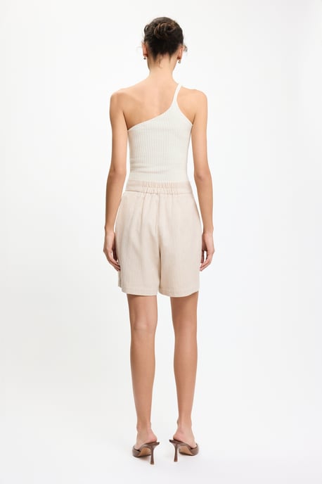 BENU Beige linnen shorts - Image 2