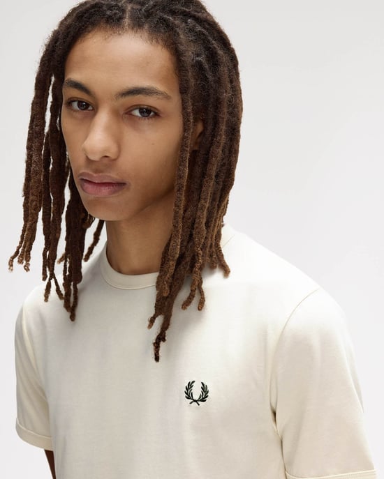 T-Shirt in Cream - Image 3