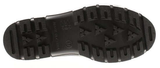 Womens Chunky Ankle Wellies Stamp Slip On black - Image 5