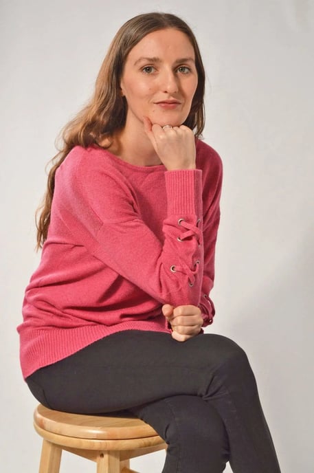 Criss Cross Sleeve Jumper - Image 4