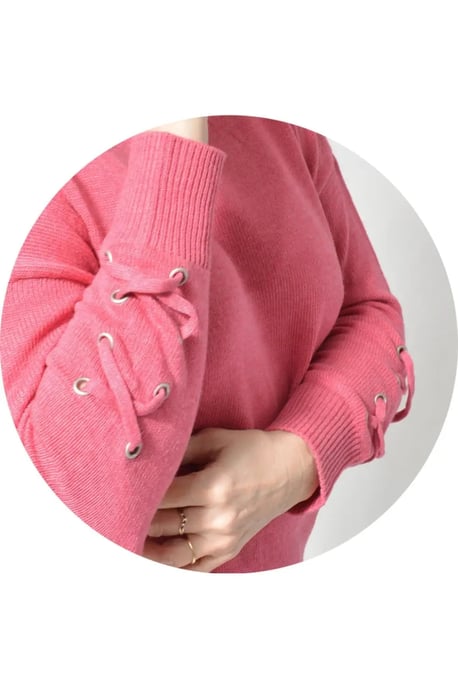 Criss Cross Sleeve Jumper - Image 5