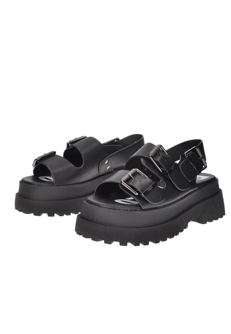 Buffalo Pluto Ari Dames Zwarte Sandalen - Image 1