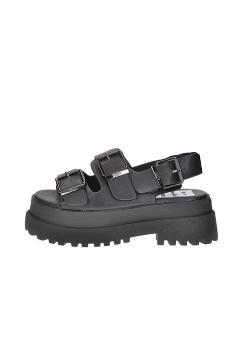 Buffalo Pluto Ari Dames Zwarte Sandalen - Image 4