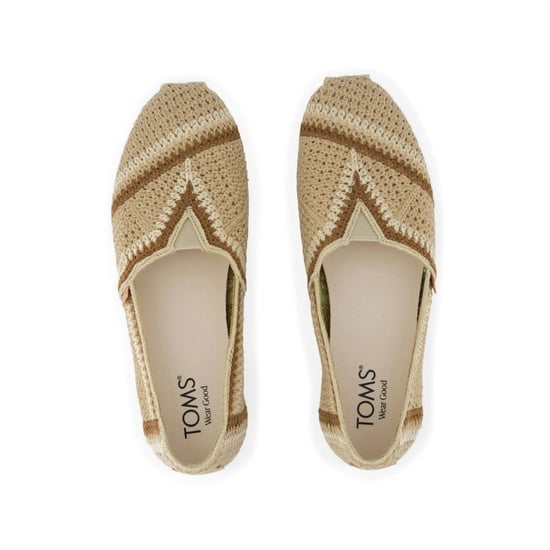 TOMS Alpargata Classic Bomull Dam Mörk Beig Espadrillos - Image 4