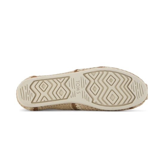 TOMS Alpargata Classic Bomull Dam Mörk Beig Espadrillos - Image 5