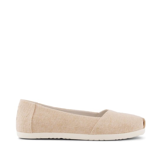 TOMS Alpargata Ballet Canvas Dames Champagne Espadrilles - Image 2