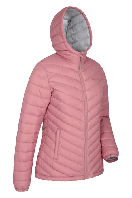 'Seasons' Women's Padded Jacket Water Resistant Winter Coat Pink - Image 3