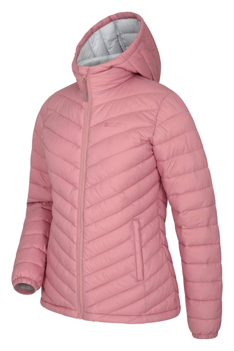 'Seasons' Women's Padded Jacket Water Resistant Winter Coat Pink - Image 5