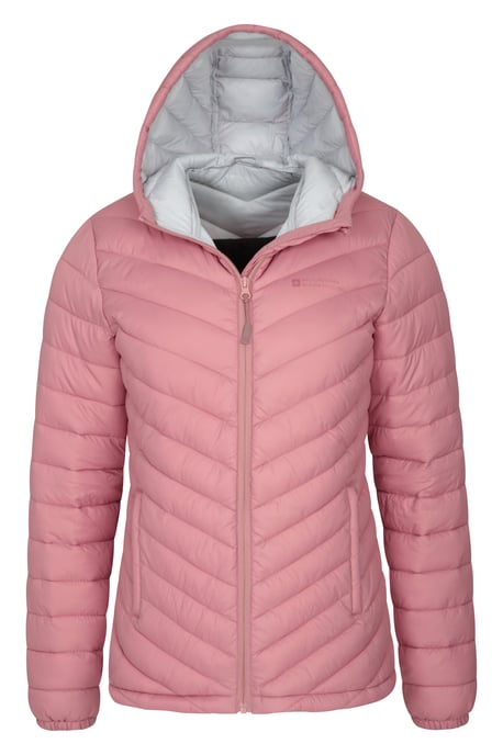 'Seasons' Women's Padded Jacket Water Resistant Winter Coat Pink - Image 6