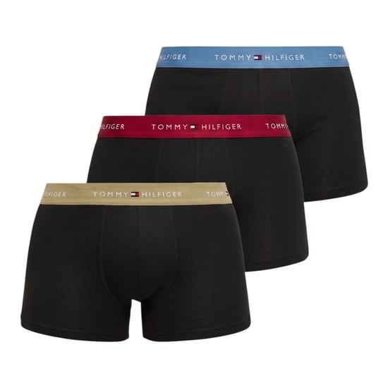 Tommy Hilfiger Mens Underwear 3Pack TH Original Logo Waistband Trunks Soft Boxer - Image 1