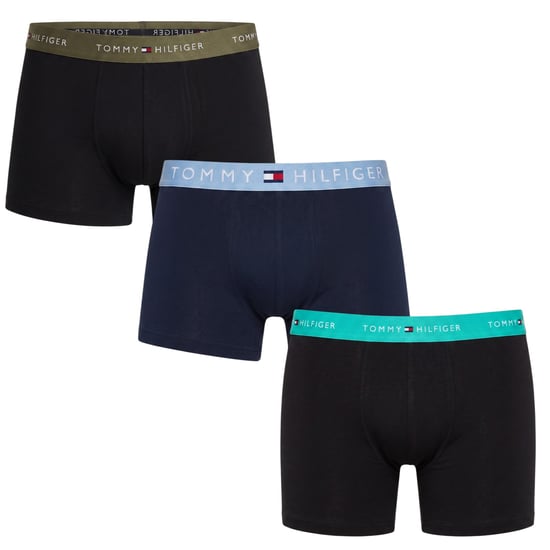 Tommy Hilfiger Mens Underwear 3Pack TH Original Logo Waistband Trunks Soft Boxer - Image 1