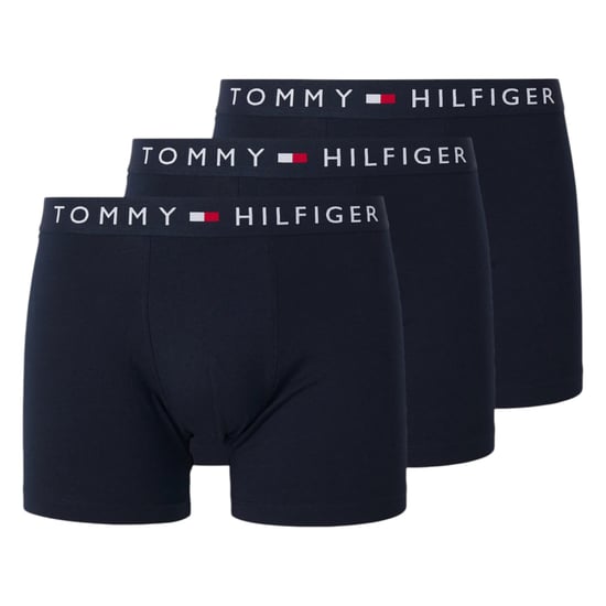 Tommy Hilfiger Mens Underwear 3Pack TH Original Logo Waistband Trunks Soft Boxer - Image 1
