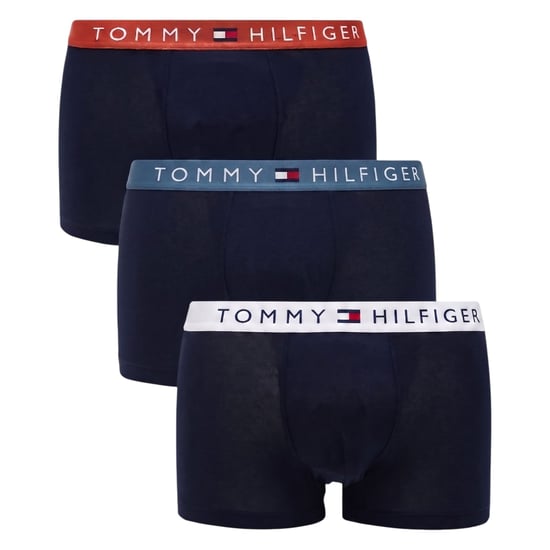 Tommy Hilfiger Mens Underwear 3Pack TH Original Logo Waistband Trunks Soft Boxer - Image 1