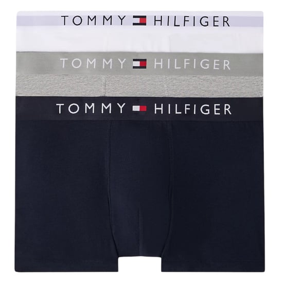 Tommy Hilfiger Mens Underwear 3Pack TH Original Logo Waistband Trunks Soft Boxer - Image 1