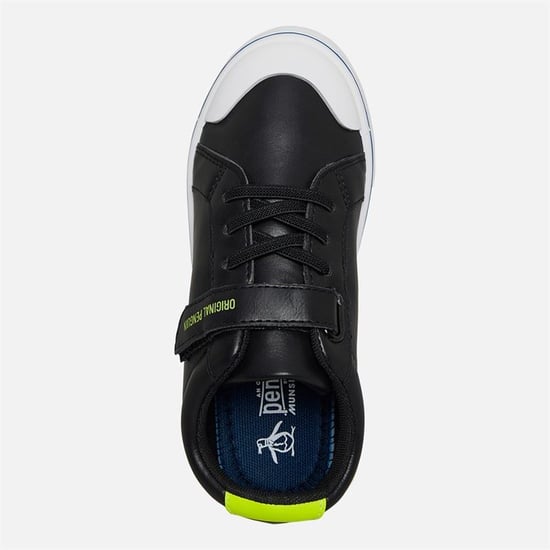 Penguin Junior Rainbow Black/Safety Yellow Trainers - Image 3