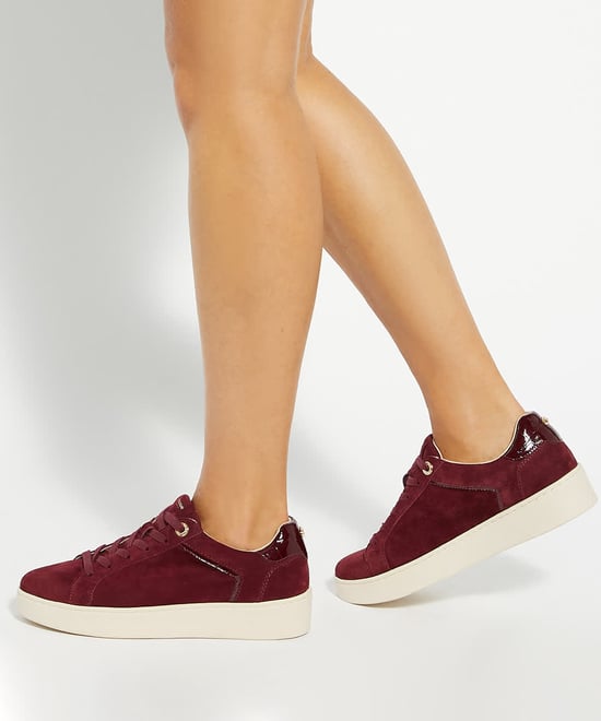Dune Ladies Elli - Lace Up Chunky Flatform Trainers - Image 3